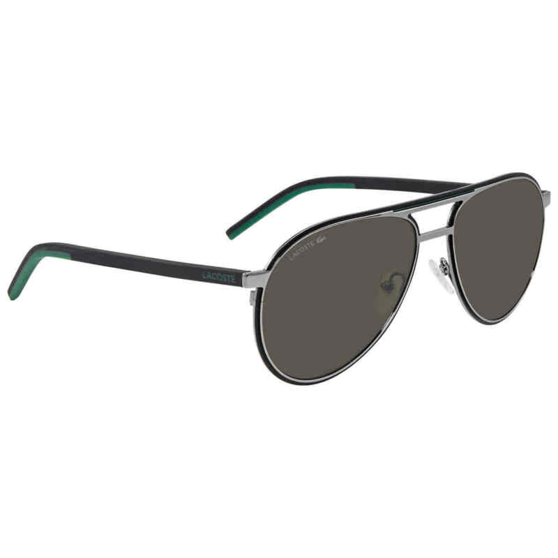 Lacoste Grey Aviator Unisex Sunglasses L193S 035 58